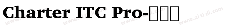 Charter ITC Pro字体转换